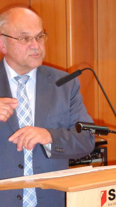 Bernd Ehinger am 09.09.2014 bei der Senioren-Union: 
